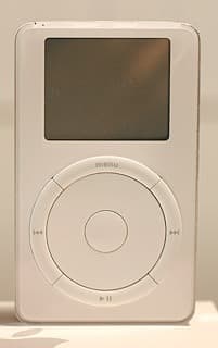 The first-generation iPod.